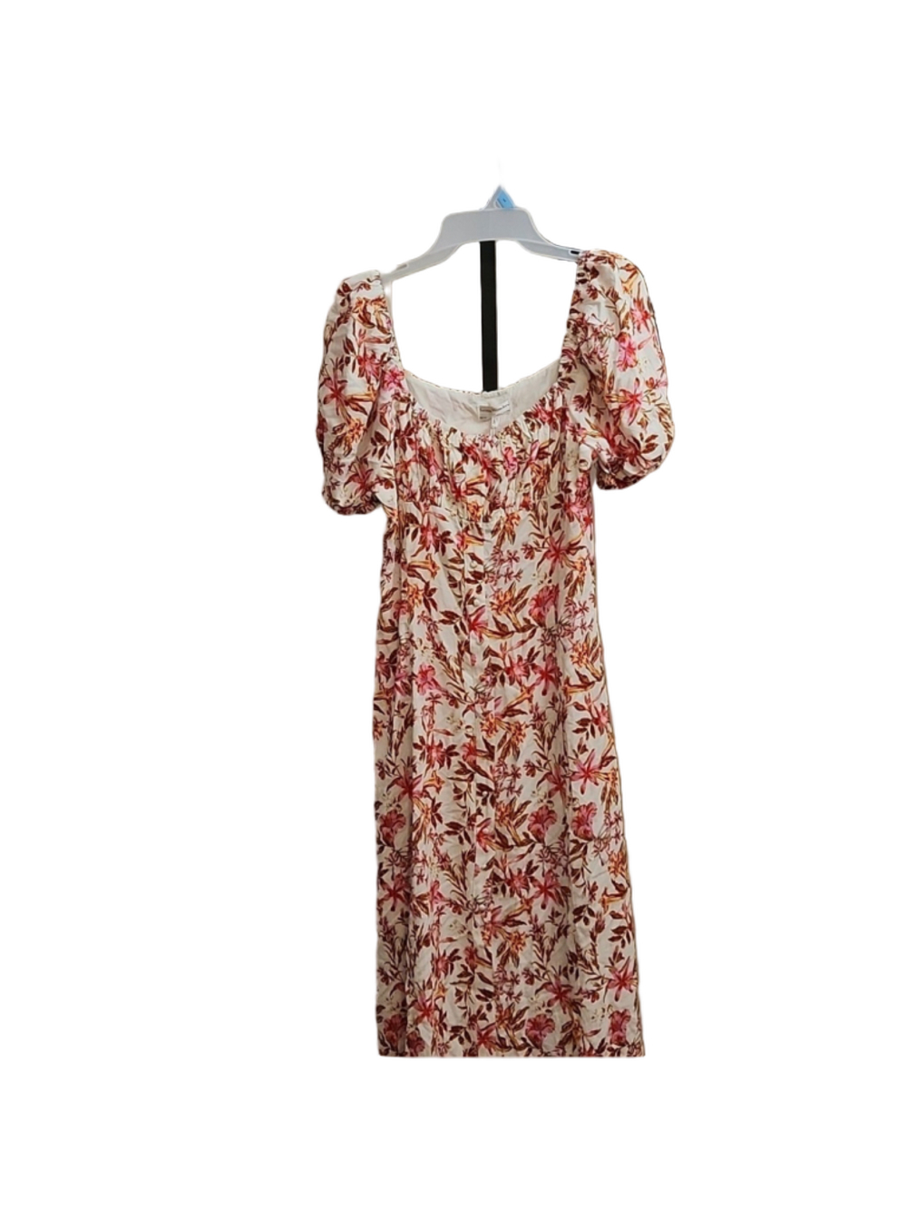 Seven Wonders Maxi Dress Off The Shoulder Floral, Pink and White us size 8